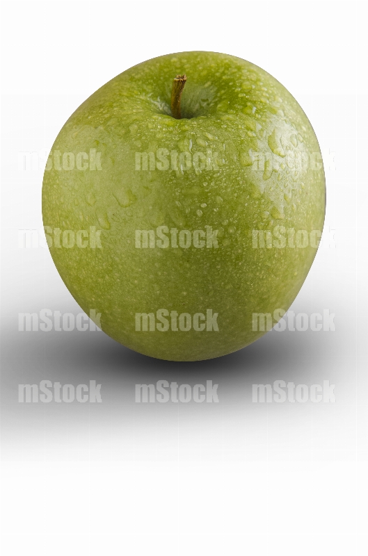 Manzana verde madura
