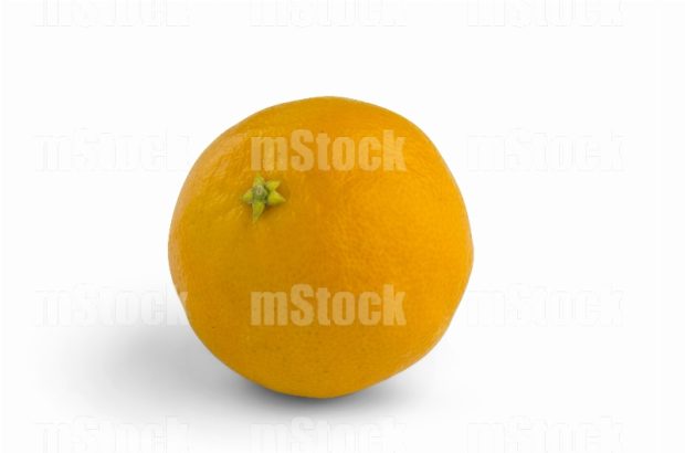 Naranja recién cortada