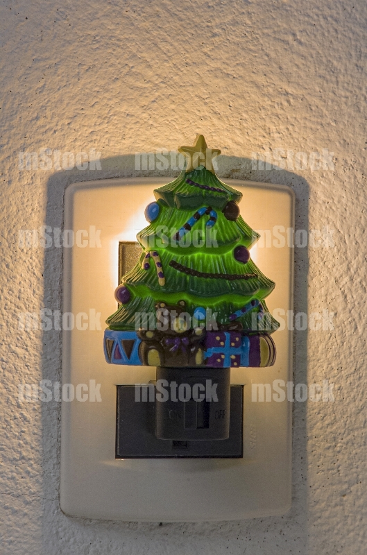 Lámpara de Pino de Navidad