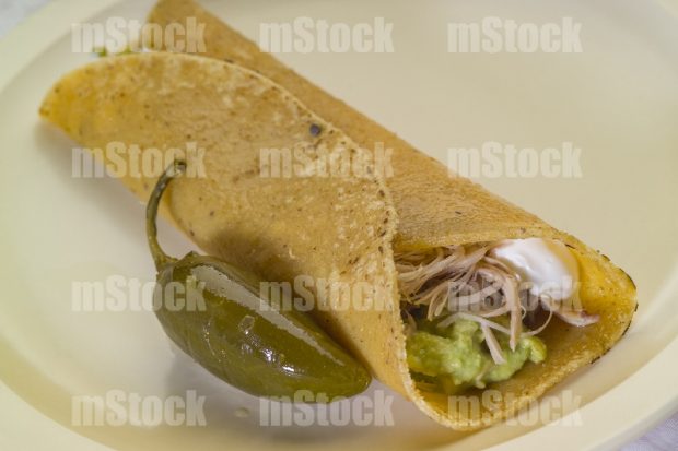 Taco Dorado de carne