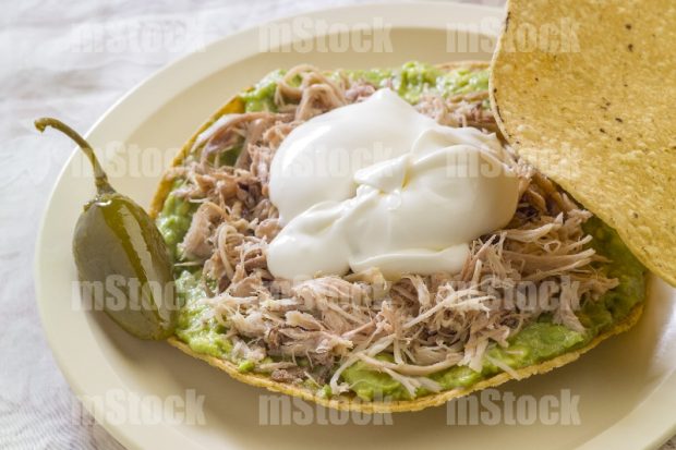 Tostada de Pollo 9