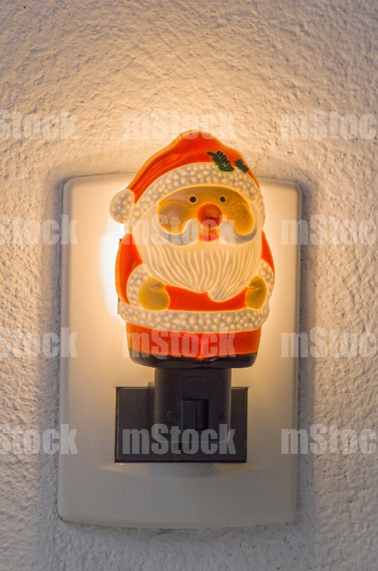 Luz de noche con Interruptor Santa