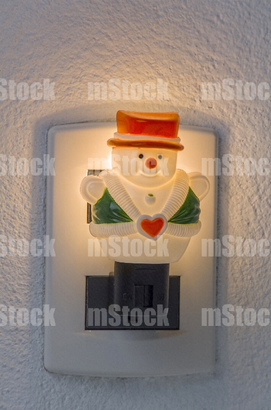 Luz de noche con Interruptor Mono de Nieve 1