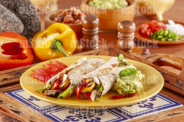 Burrito vegetariano