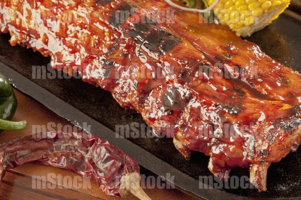 Costillas de cerdo en salsa barbecue 2
