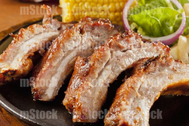 Costillas de cerdo en salsa barbecue 3