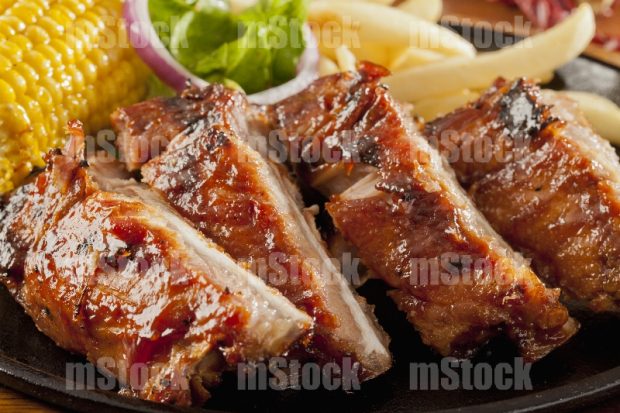Costillas de cerdo en salsa barbecue 4