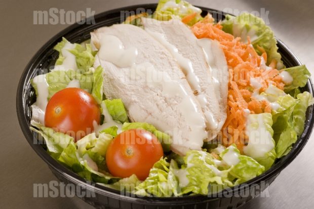 Ensalada con pechuga de pollo 2