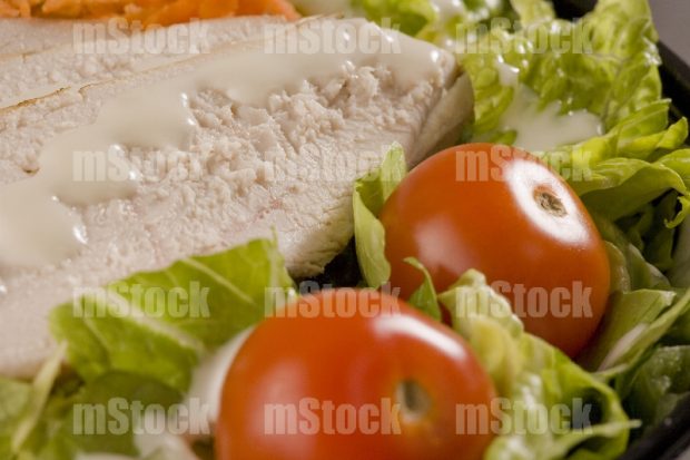 Ensalada con pechuga de pollo 5