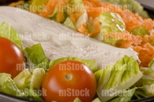 Ensalada con pechuga de pollo 6
