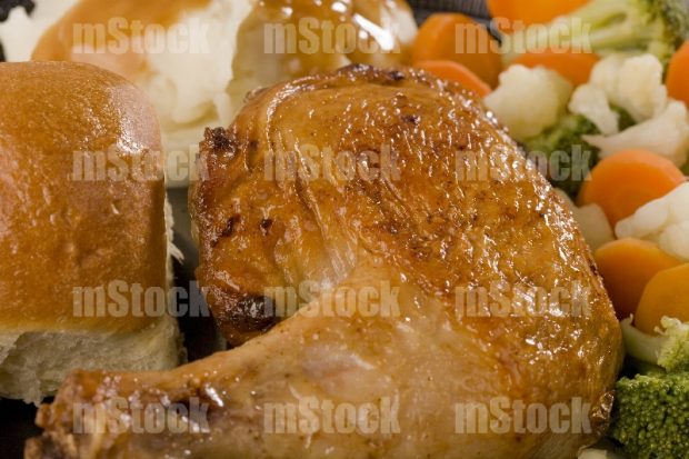 Pollo al horno con verduras 2