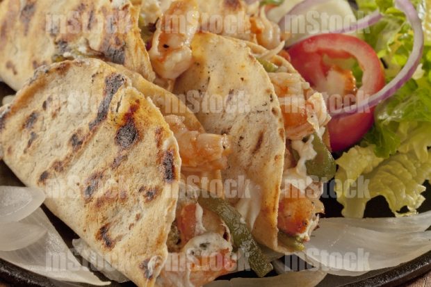 Taco gobernador de camaron 1