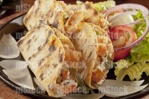 Taco gobernador de camaron 3