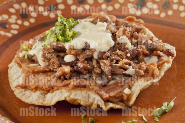 Volcan de carne asada
