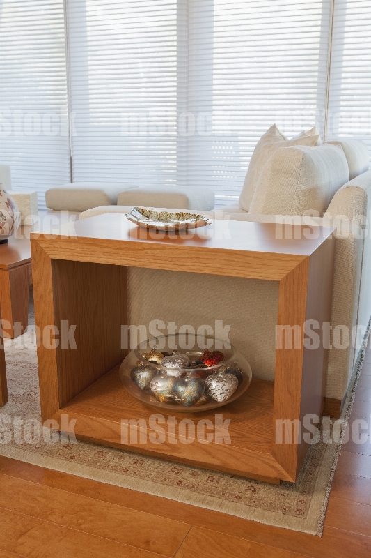 Mesa Lateral de Madera para Sala
