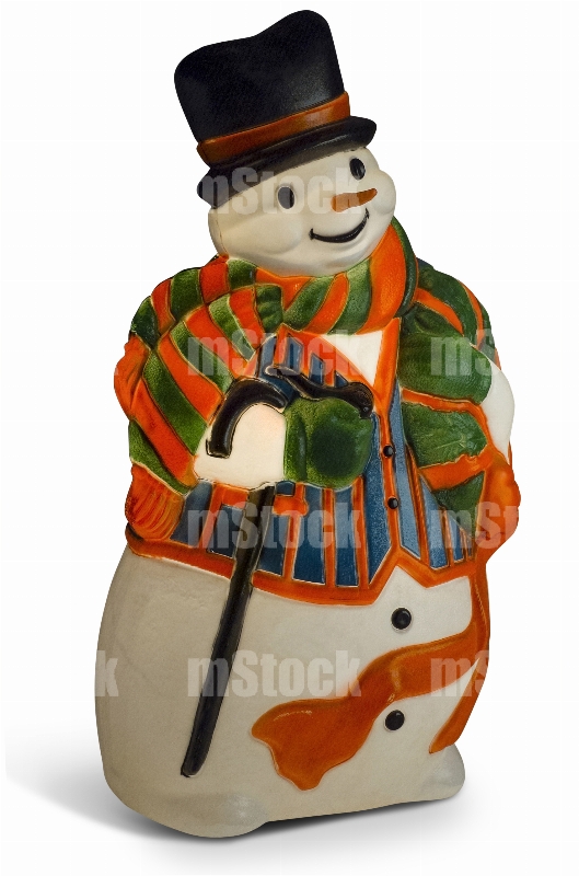 Muñeco de Nieve Iluminado