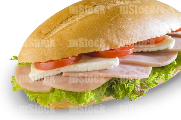 Torta de Jamón y Queso close-up
