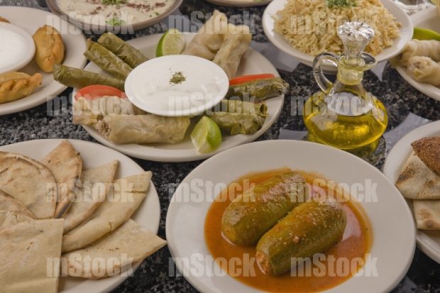 Comida Libanesa Platillos Surtidos