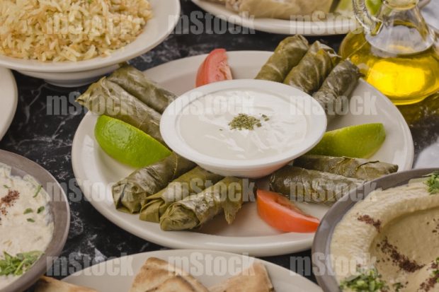 Comida Libanesa Hojas de Parra