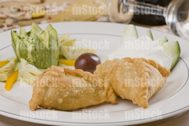 Fatay de Espinacas y Aceitunas