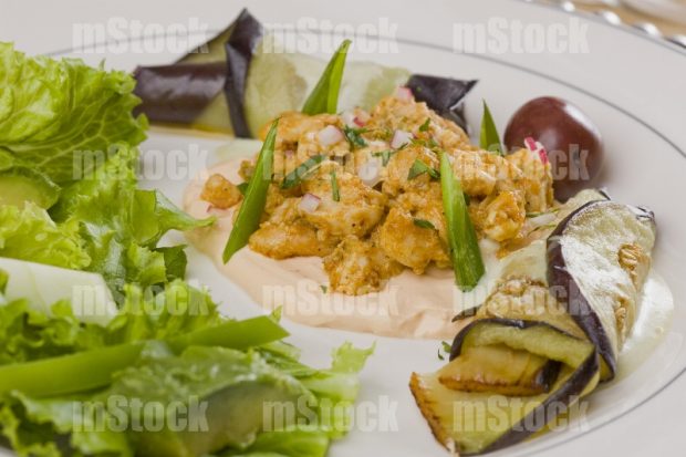 Pollo con Berenjena