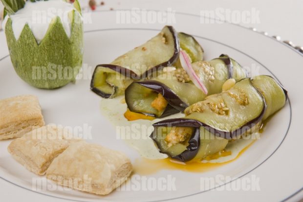 Rollos de Berenjena