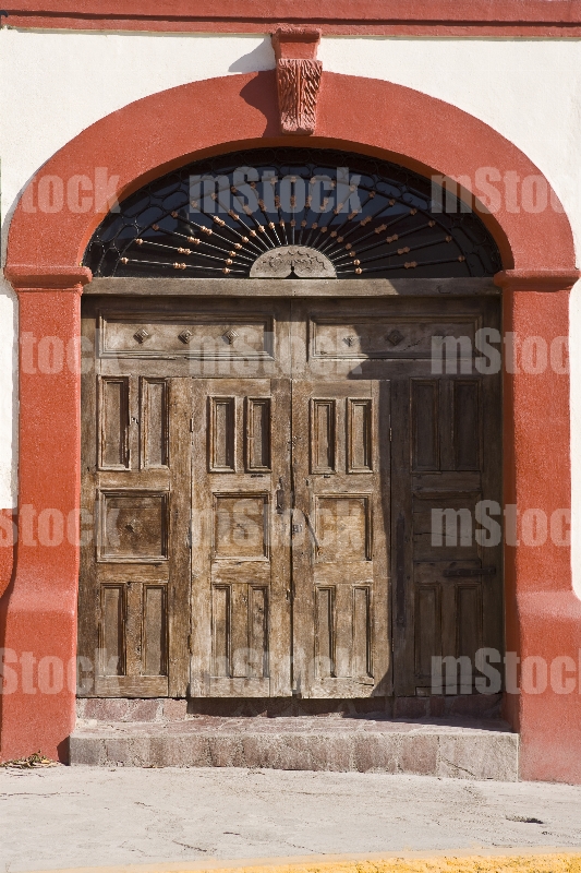 Puerta de Madera Rústica