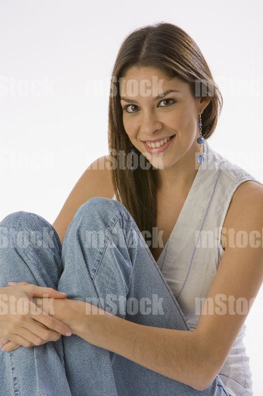 Mujer joven feliz