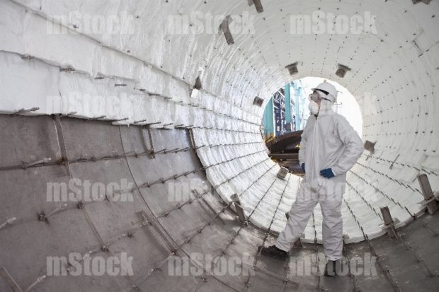 Instalación Aislante Chimenea Industrial