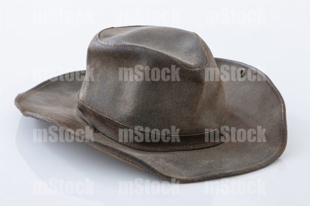 Sombrero de piel usado 1