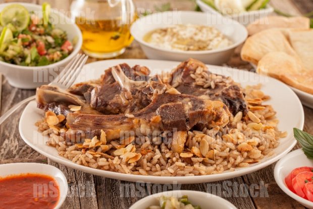 Chuletas de cordero con arroz 2