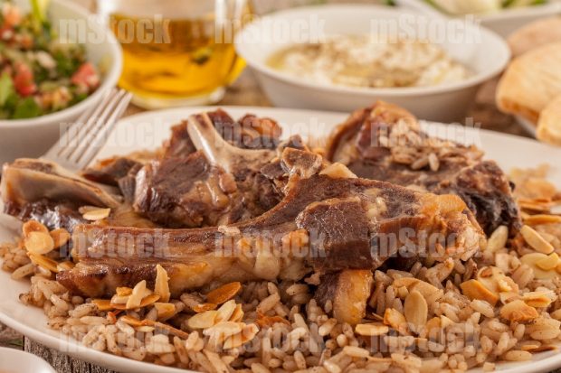 Chuletas de cordero con arroz 3