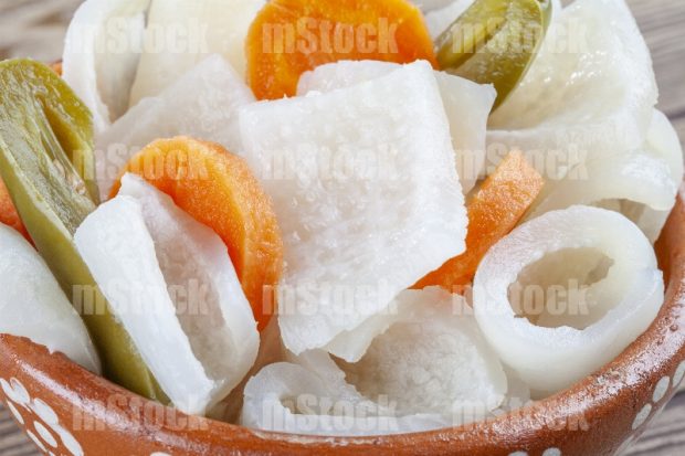 Cueritos en escabeche