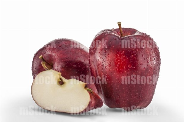 Manzanas Rojas y rebanada