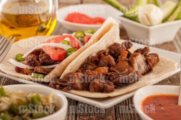 Tacos de chicharrón