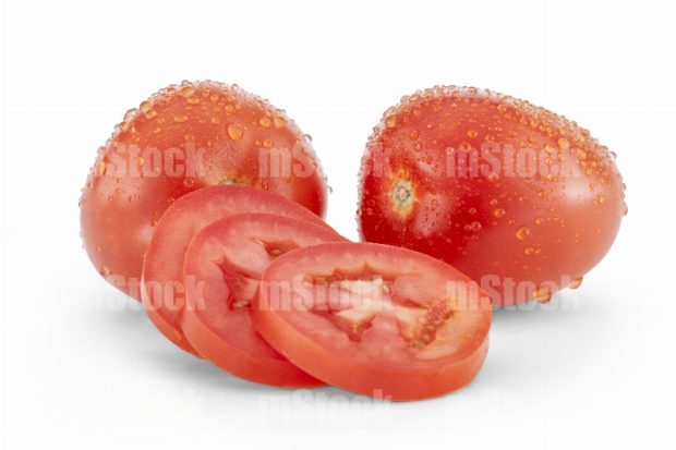 Tomates huaje en rebanadas