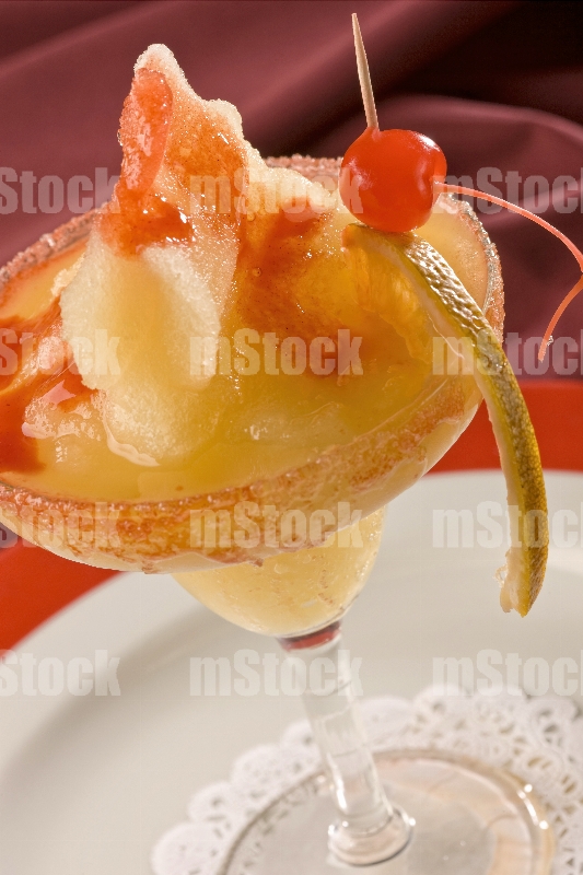 Margarita de mango con chamoy