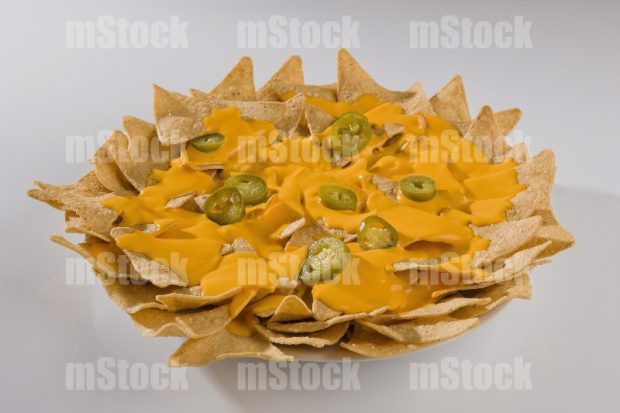 Nachos con queso