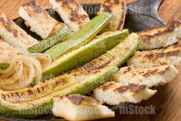 Queso Panela asado en trozo