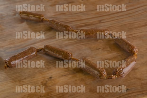 Ristra de chorizos