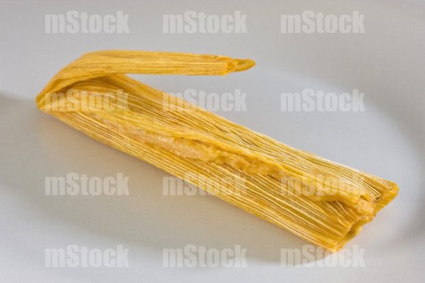 Tamal en hoja de maíz