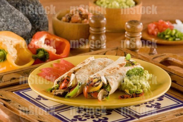 Burritos de vegetales