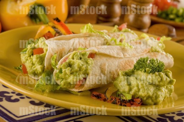 Burritos de verduras