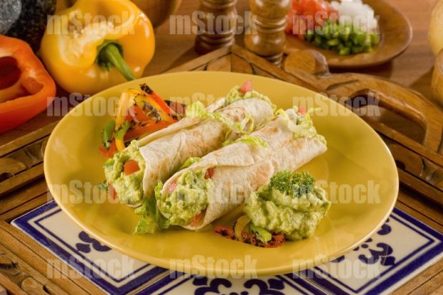 Burritos de guacamole