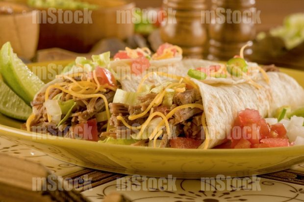Burritos de Carne Deshebrada