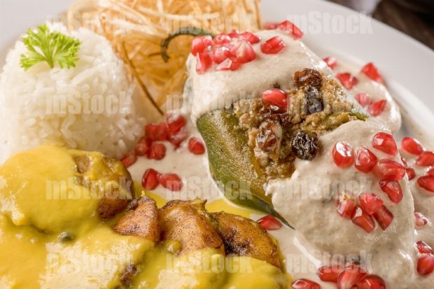 Chiles en Nogada tradición