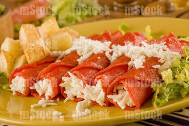 Enchiladas rojas