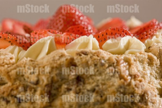 Mostachón postre de Fresa