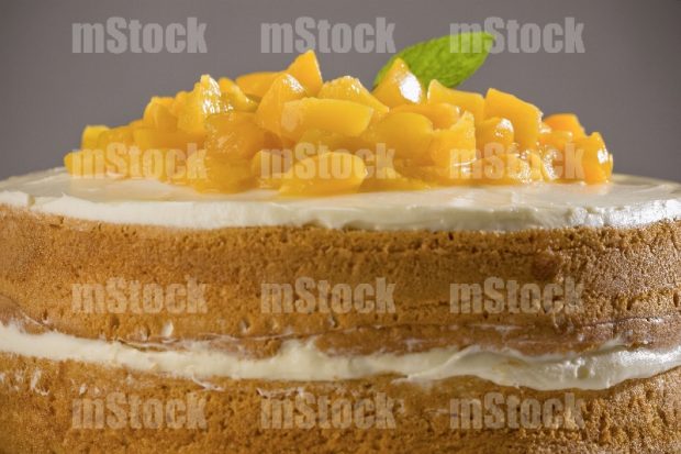 Pastel con Mango