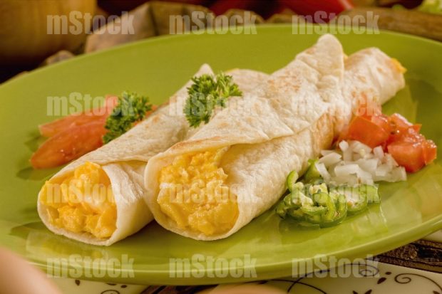 Burritos de huevo
